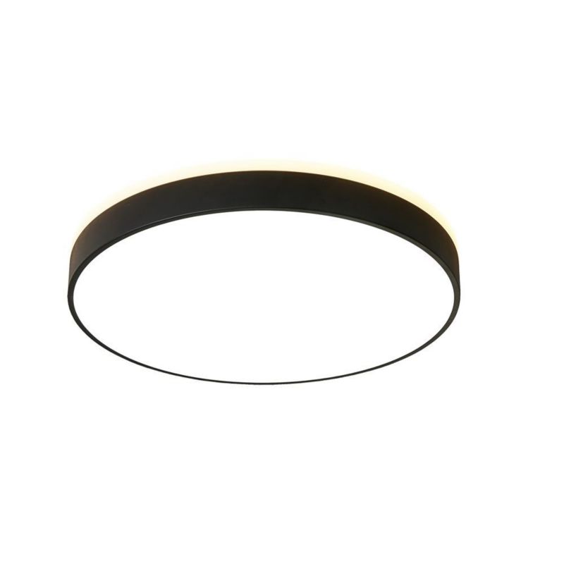 Plafon Abigali Modern czarno-biały LED 60W 3000K 3200lm IP20 wym: 6,5 x 60 x 60 cm metal - 1 szt.
