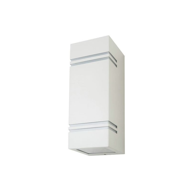 Kinkiet ścienny V-TAC 7662 biały góra-dół 1 x GU10 x IP44 wym: 8,7 x 8,5 x 25 cm - 1 szt.