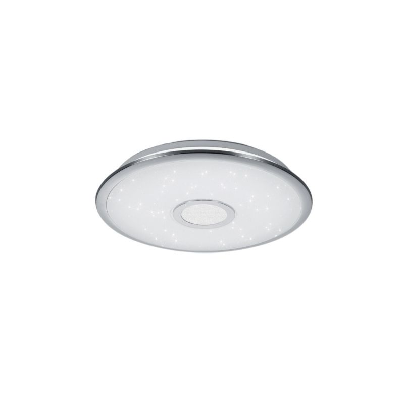Plafon Trio Osaka srebrno-biały LED 30W 2700K-6000K 3100 lm IP20 wym: 7,5 x 42 x 42 cm tworzywo sztuczne - 1 szt.