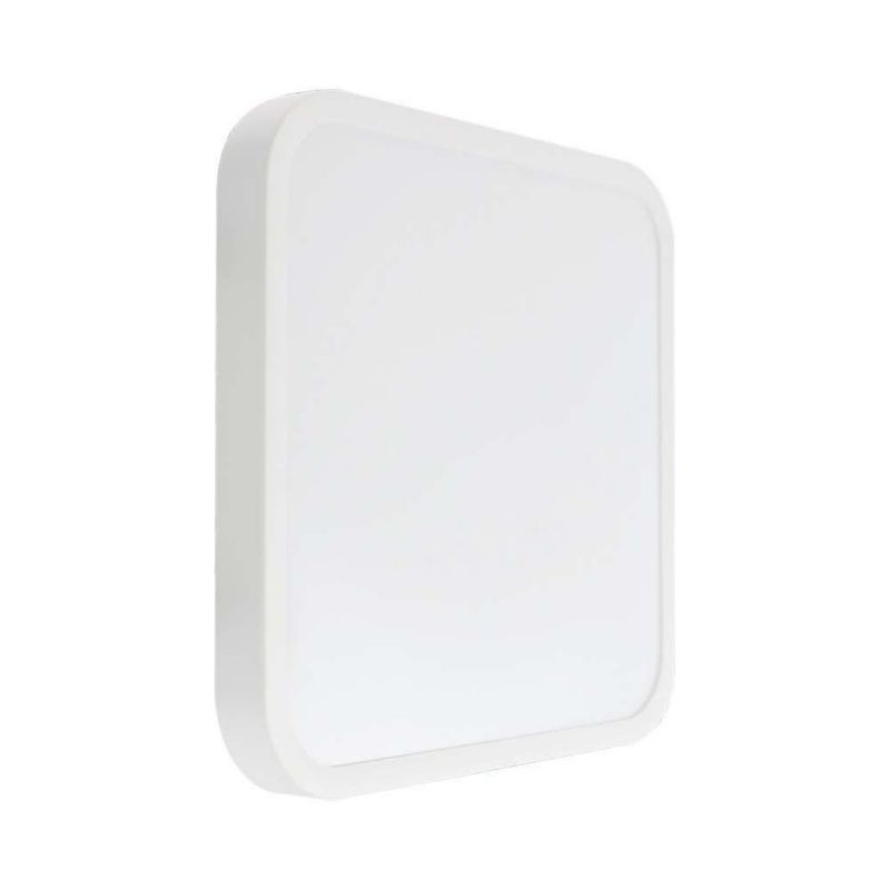 Plafon sufitowy lampa V-TAC biały LED 18W 3000K 1830lm kwadratowy IP44 wym: 6,5 x 25 x 25 cm tworzywo sztuczne - 1 szt.