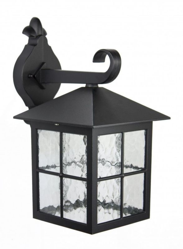 Kinkiet ścienny zewnętrzny SU-MA Wenecja czarny 1 x E27 x 60W IP43 wym: 34 x 18,5 x 24 cm - 1 szt.