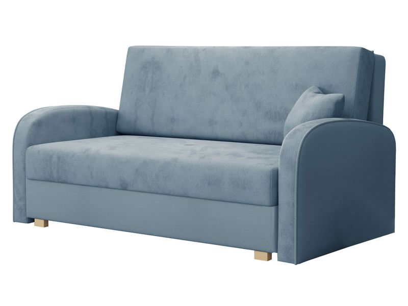 Kanapa MIRJAN 24 rozkładana Viva Soft III niebieski denim/ciemny denimowy 1 szt.