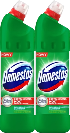 2x Płyn do czyszczenia toalet Domestos, leśny, 1l