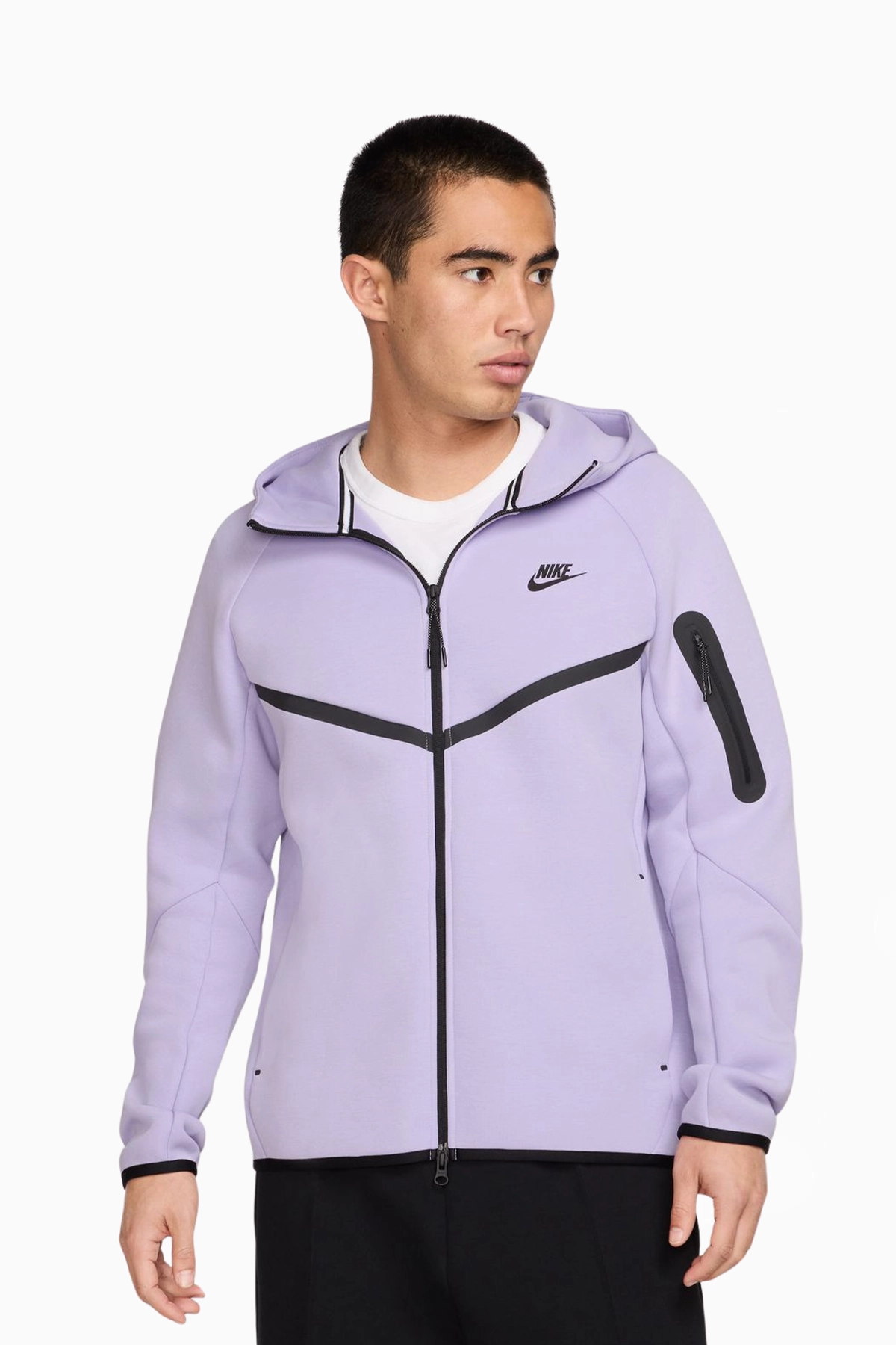 Bluza z kapturem Nike Sportswear Tech Fleece Windrunner - Fioletowy
