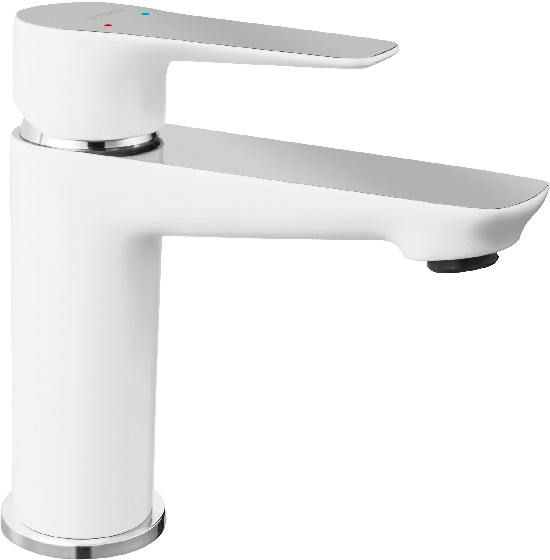 Ferro Adore White bateria umywalkowa stojąca biały/chrom BDR2