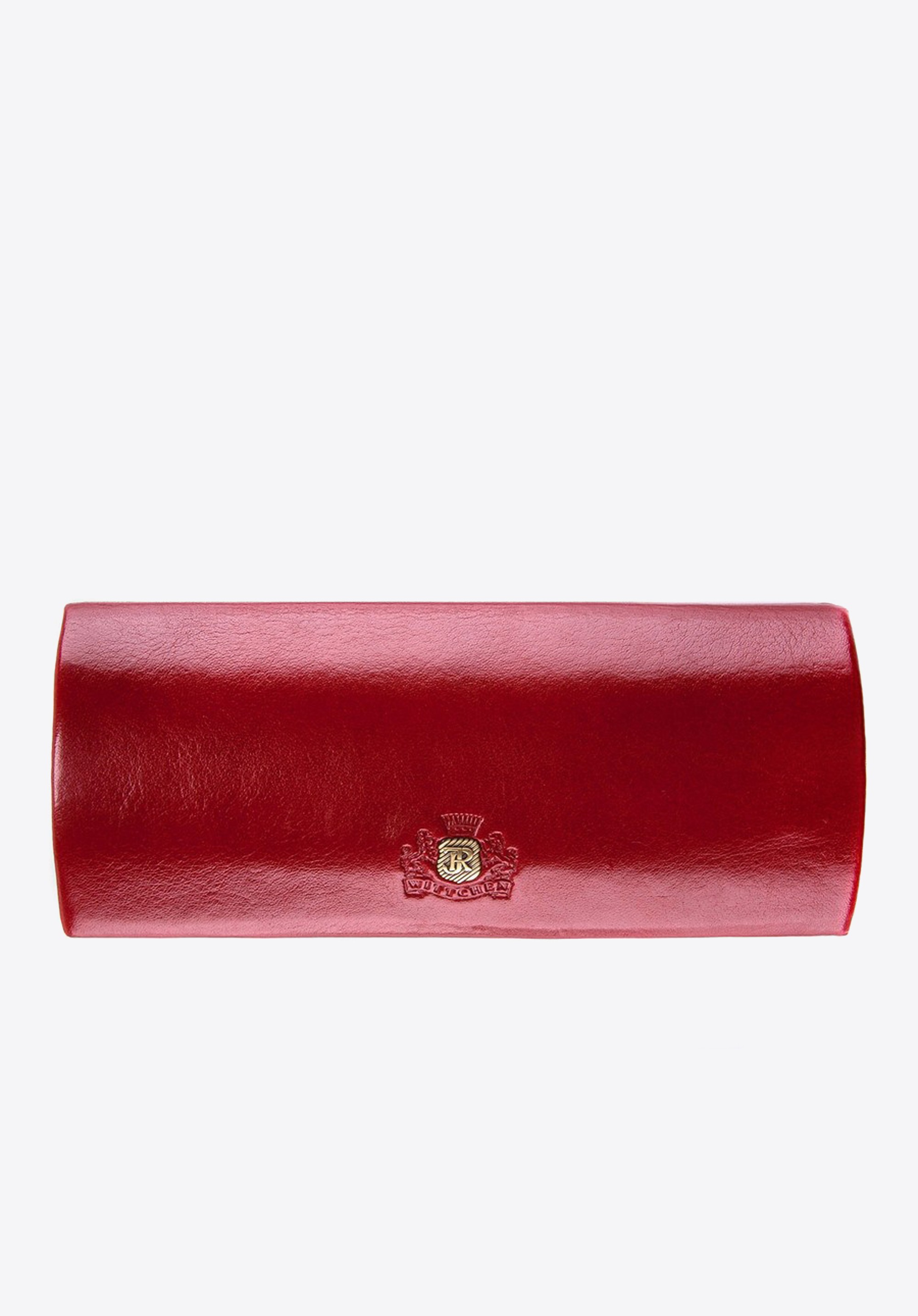 Etui na okulary skórzane zaokrąglone