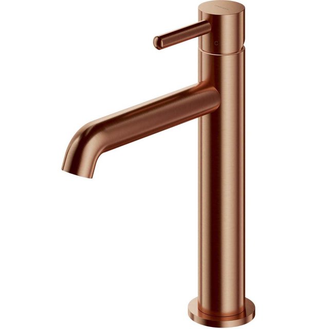 OMNIRES Bateria umywalkowa Y, 23 cm (głowica 25 mm) miedź szczotkowan