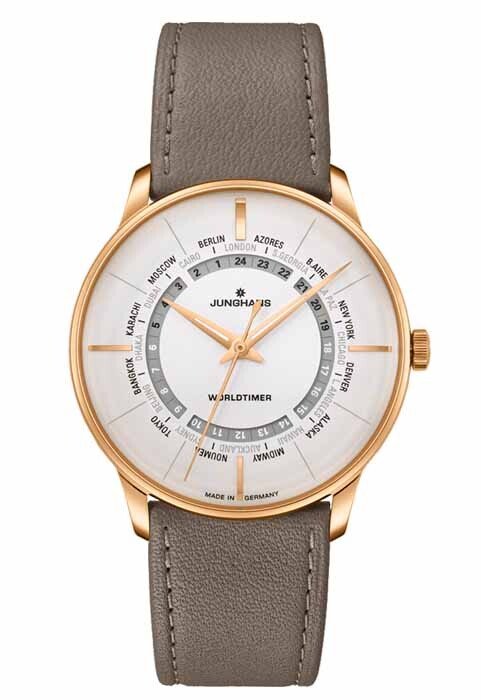 Zegarek męski Junghans Meister Worldtimer 027.5012.02