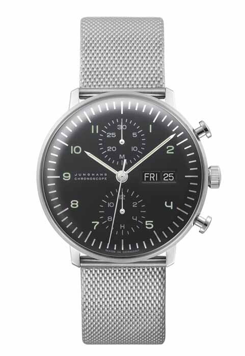Zegarek męski Junghans Max Bill Chronoscope 027.4500.49