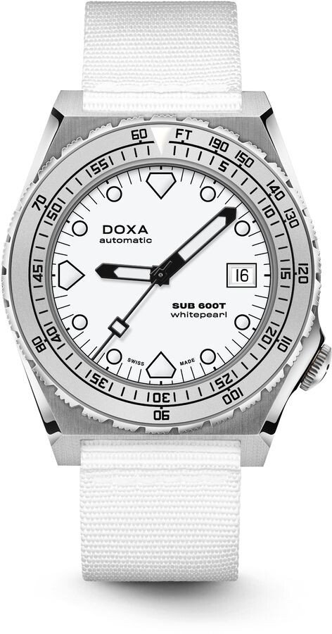 Zegarek męski DOXA SUB SUB 600T Whitepearl 862.10.011.23-N