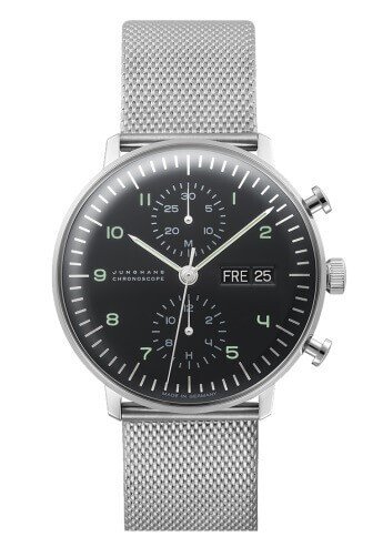 Zegarek męski Junghans Max Bill Chronoscope 027.4500.44