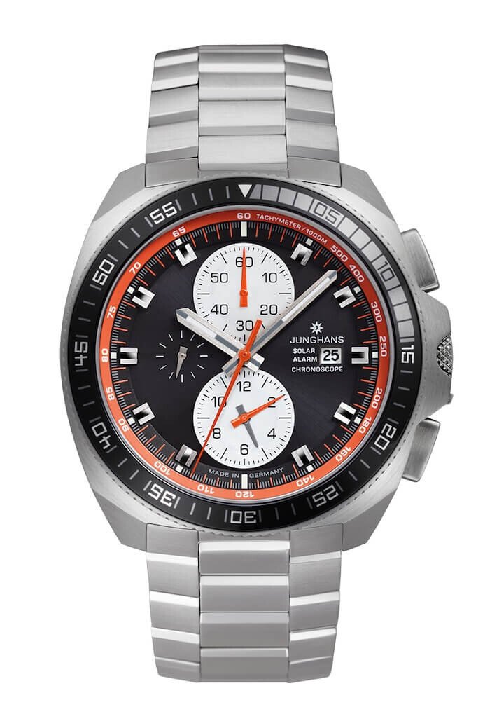 Zegarek męski Junghans 1972 Chronoscope Solar 14.4202.44