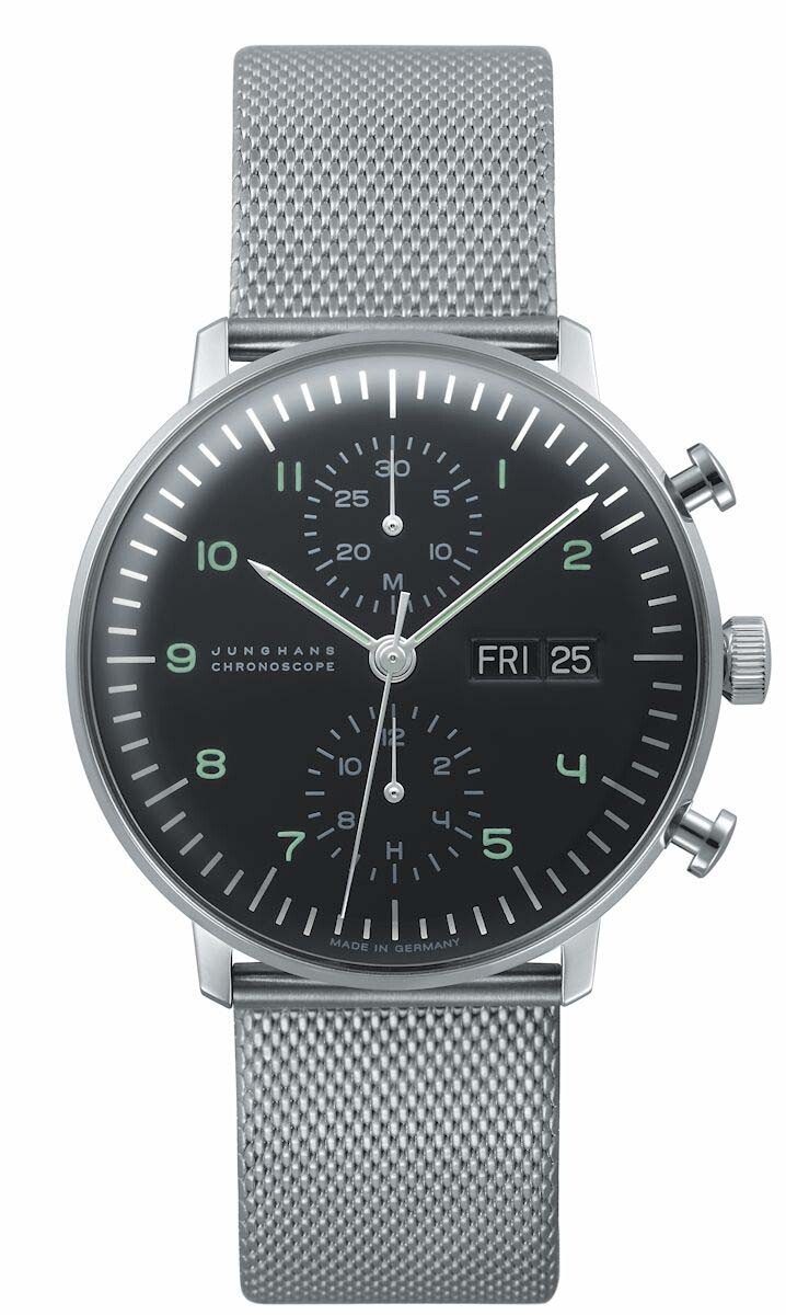 Zegarek męski Junghans Max Bill Chronoscope 027.4500.45