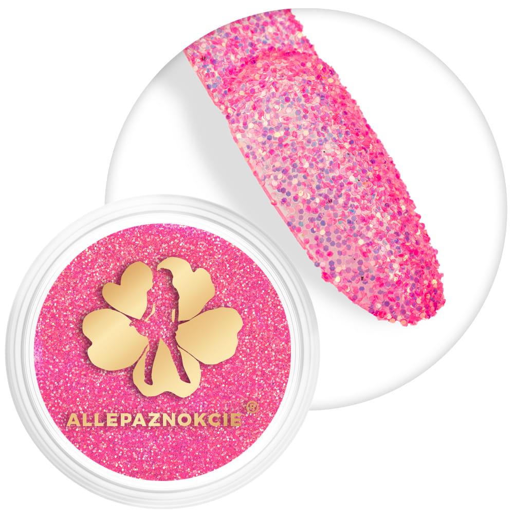 Pyłek do paznokci Shine Neon Allepaznokcie Coral 2 g Nr 11