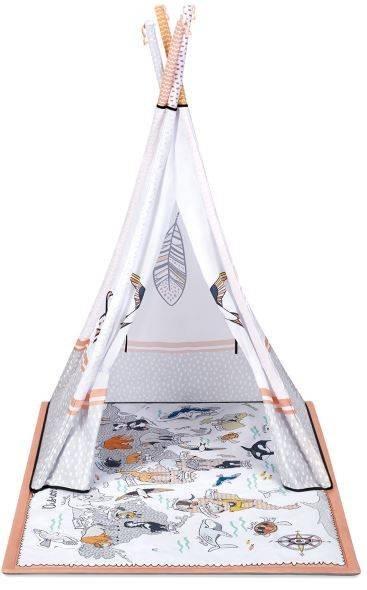 Kinderkraft Tippy - Mata edukacyjna 3w1