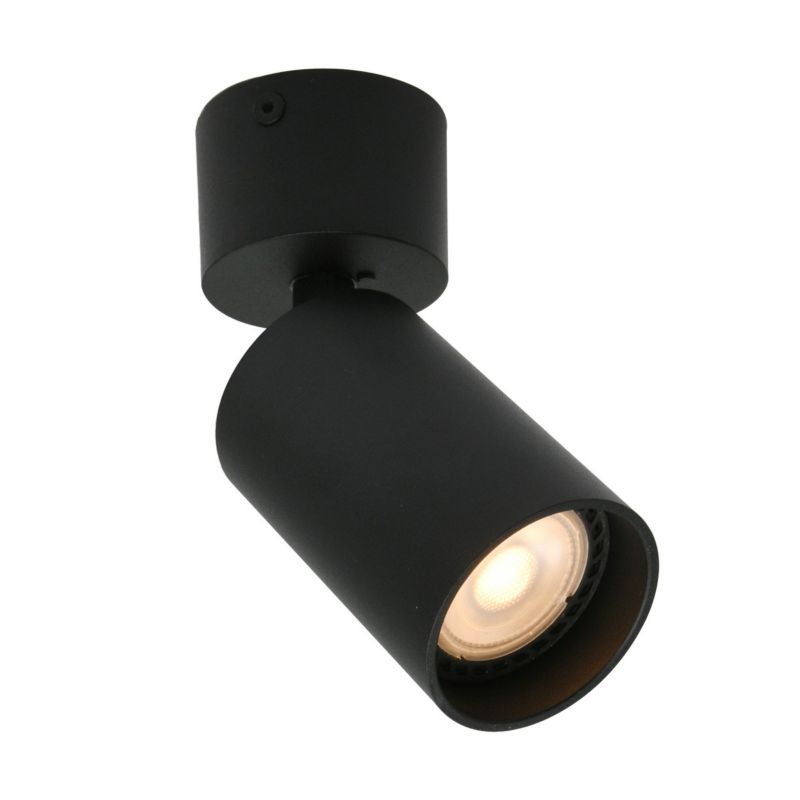 Spot oprawa sufitowa Italux Nesto czarny piaskowany 1 x GU10 x 10W IP20 wym: 15 x 5,5 x 5,5 cm - 1 szt.