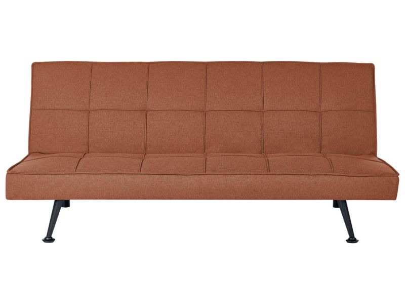 Sofa rozkładana Hasle Złoty brąz dla 3 osób 1 szt.