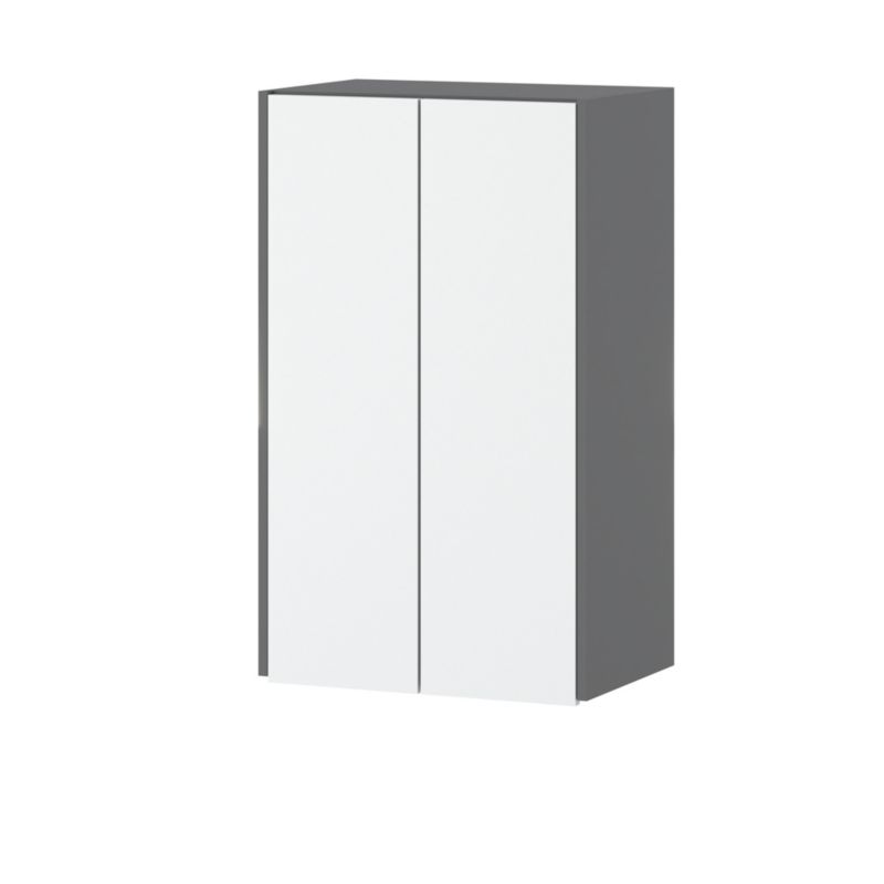 Szafka Kuchenna Hurtownia-Mebli Wisząca Bella górna W60 60cm Szary Mat Biały Mat 60x30x100 cm 1szt.