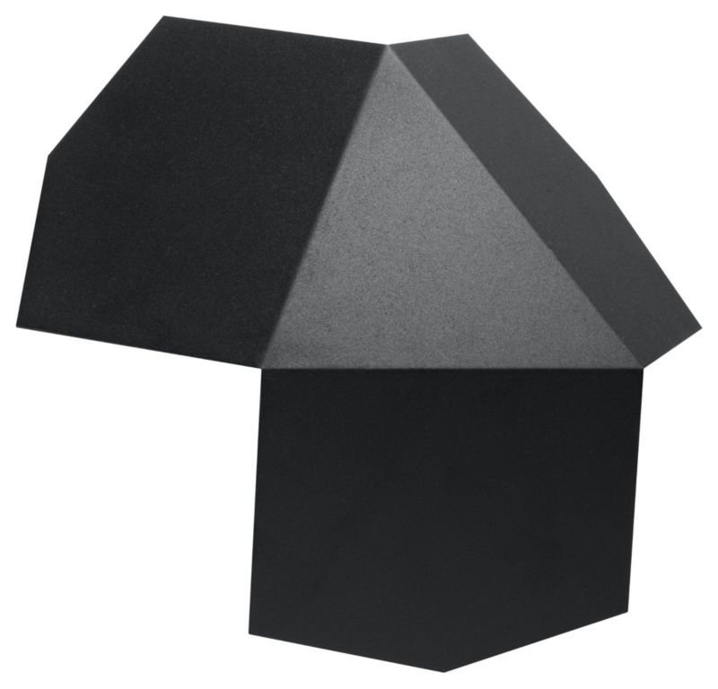 Kinkiet ścienny Sollux Lighting Tre czarny 2 x G9 x 40W IP20 wym: 32 x 30 x 30 cm - 1 szt.