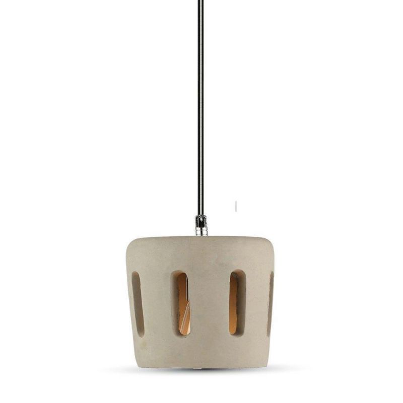 Lampa wisząca V-TAC Vt-7202 szaro-aluminiowy wym: 110 x 18 x 18 cm 1xE27 x 1 szt.