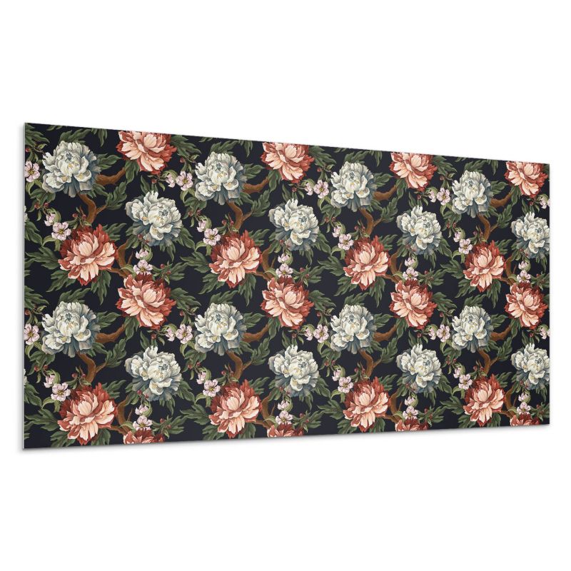 Kafelki samoprzylepne Wallfluent 40x20 cm Wzór kwiatów 10 szt.