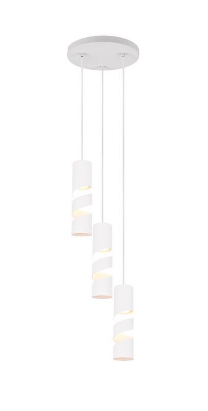 Lampa wisząca Trio Stream 3888 biała nowoczesna 3xGU10 x 1 szt.