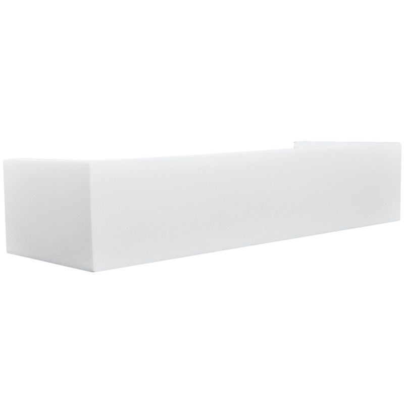 Kinkiet ścienny Polux Gips biały 1 x E14 x 12W IP20 wym: 5,5 x 27,5 x 9,5 cm - 1 szt.