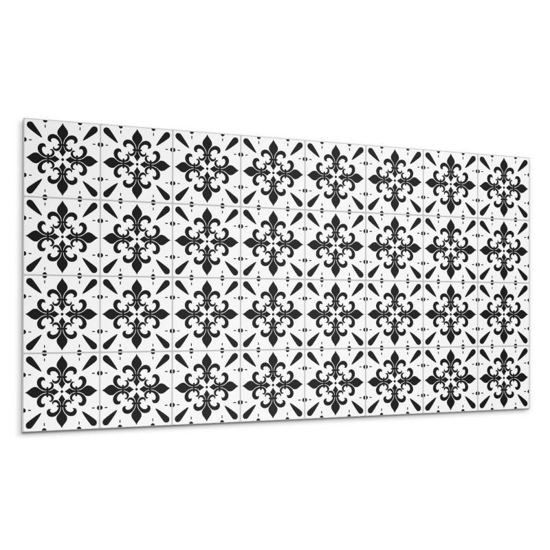 Panel samoprzylepny Wallfluent 100x50 cm Kwiatowe wzory na delikatnym tle 1 szt.