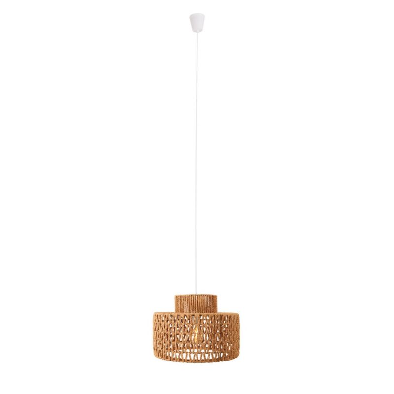 Lampa wisząca Maxlight Raffle biała wym: 165 x 40 x 40 cm 1xE27 x 1 szt.