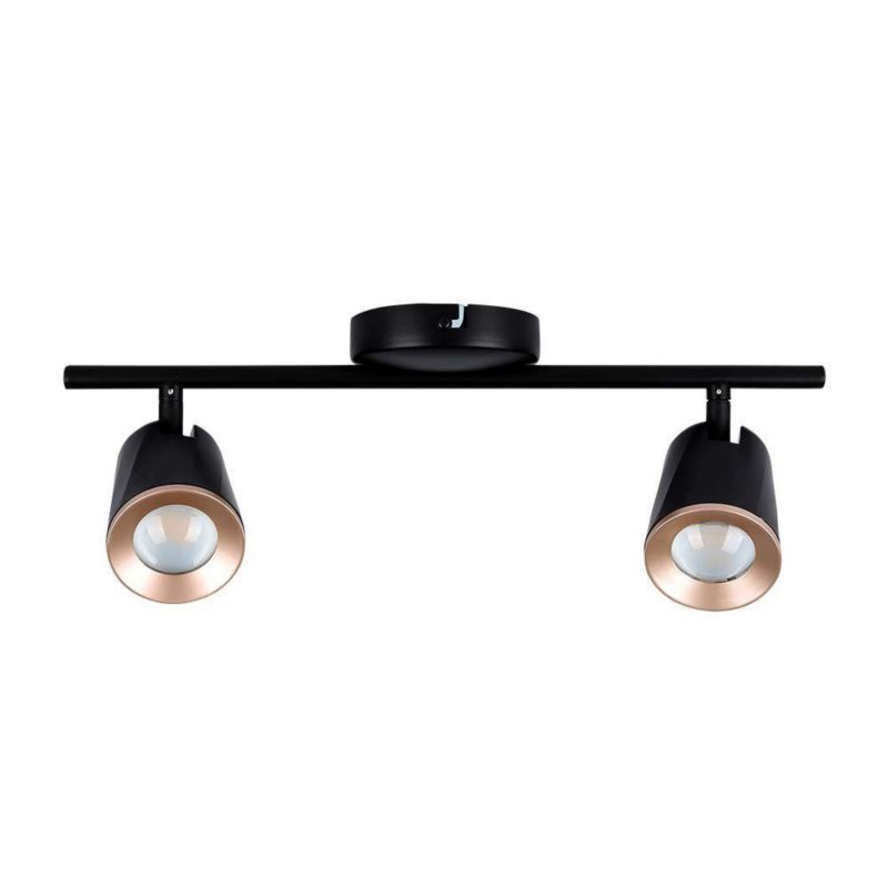 Kinkiet V-TAC Vt-812 czarny LED 10W 4000K 960lm IP20 wym: 10 x 40,5 x 11,5 cm - 1 szt.