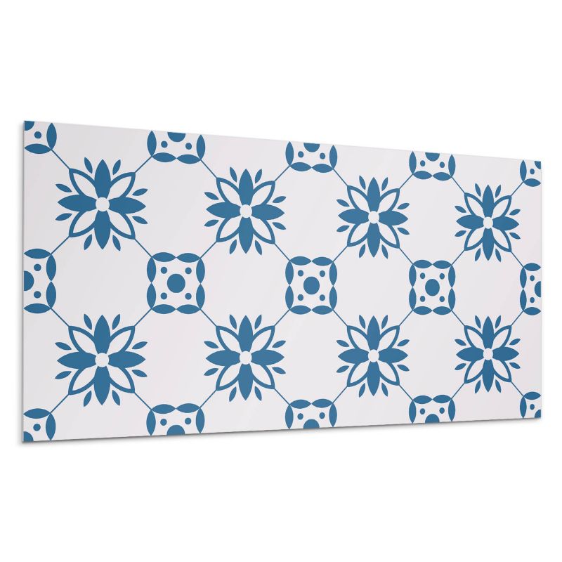 Panel samoprzylepny Wallfluent 120x60 cm Roślinny design z kwiatami i liśćmi 1 szt.