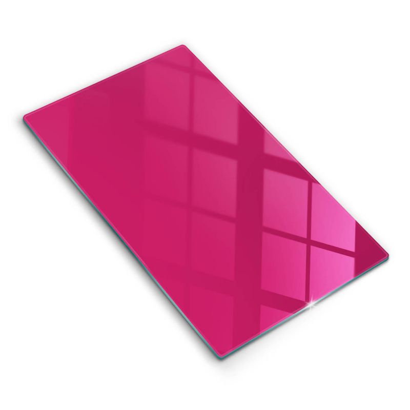 Szklana deska do krojenia Wallfluent 30x52 cm Kolor różowy 1 szt.