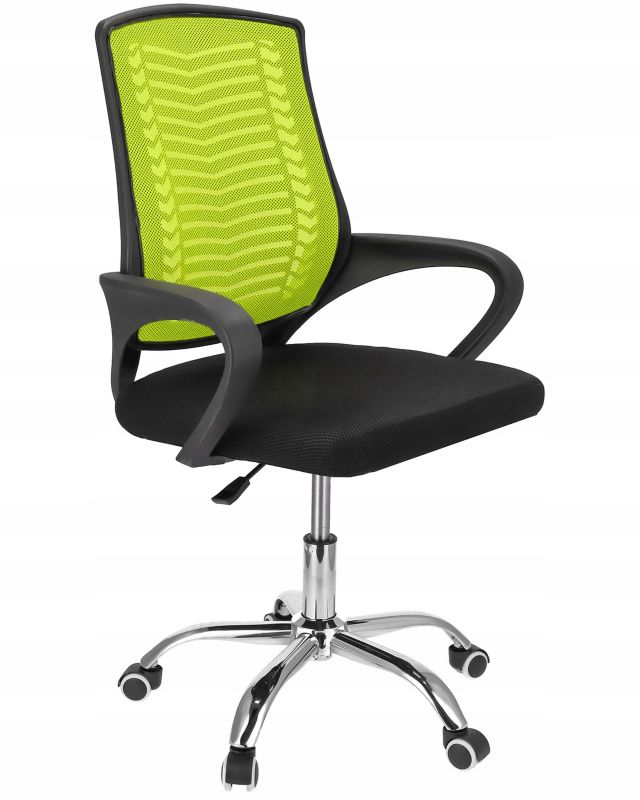 Krzesło obrotowe JUMI regulowane młodzieżowe TOLEDO zielone FOTEL ergonomiczny 1 szt.