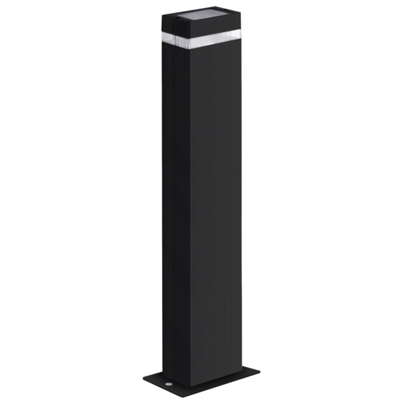 Lampa ogrodowa stojąca Polux Gilbert czarny mat 1 x GU10 x 10W IP44 wym: 80 x 11 x 6,5 cm - 1 szt.