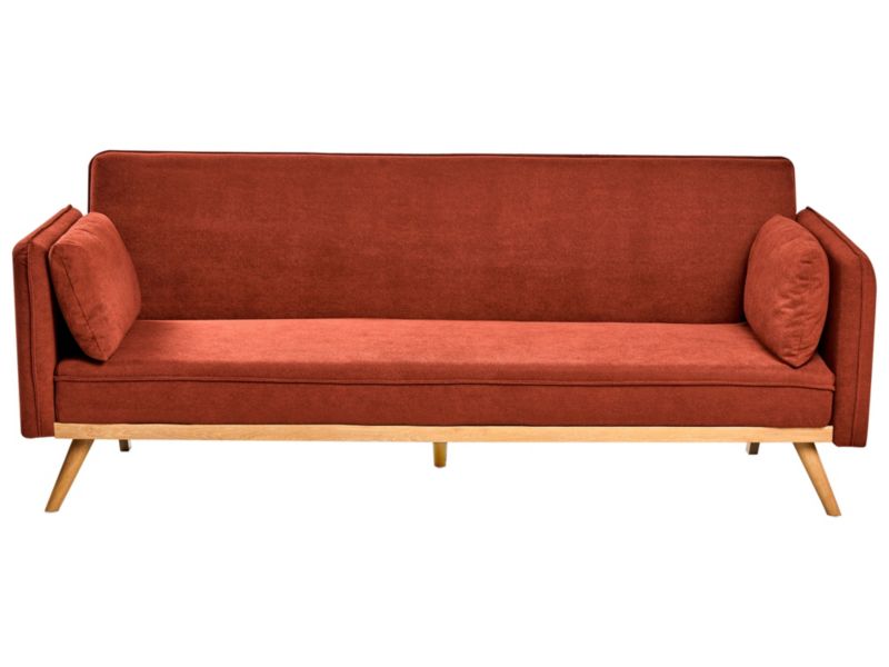 Sofa rozkładana Asaa Czerwony 1 szt.