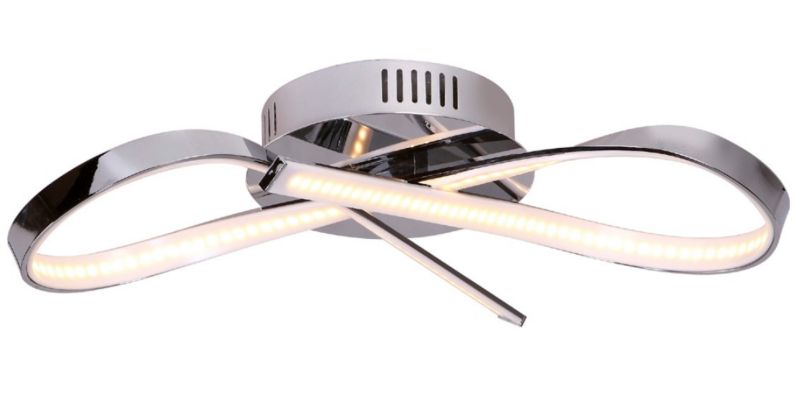 Lampa sufitowa wisząca Maxlight Infinity 3094 chromowana dekoracyjna wbudowany LED 14W 1 szt.