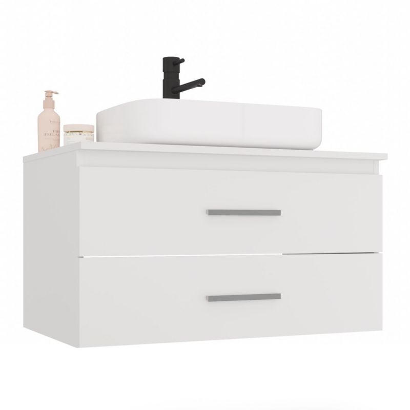 Szafka łazienkowa Topeshop Nel 80 biały 50x80x45 cm 1 szt