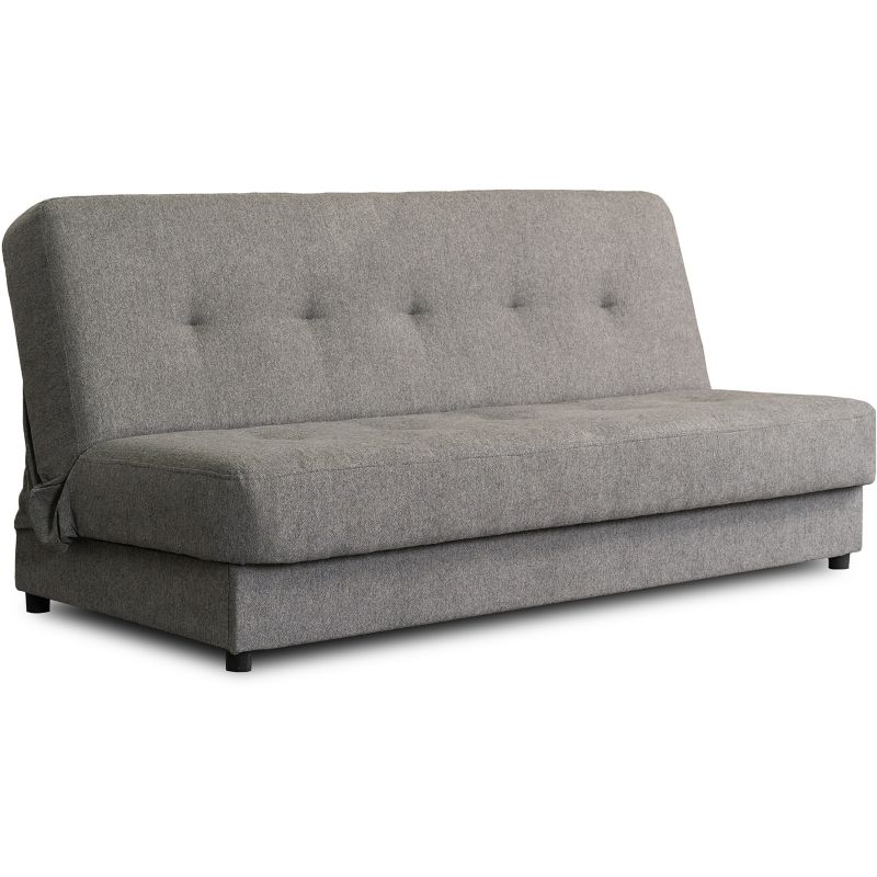 Sofa Aruba Mebel Elite Rozkładana z Funkcją Spania i Pojemnikiem Szara 1 szt