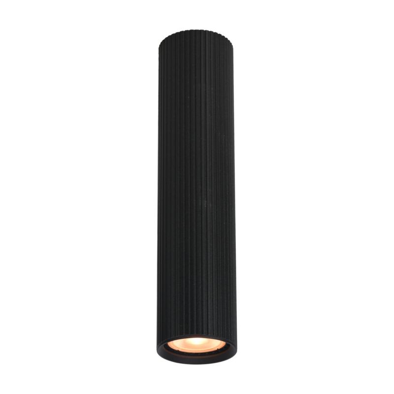 Oprawa sufitowa spot Italux Rilok czarny piaskowany nowoczesna 1 x GU10 x 10W IP20 wym: 24 x 5,5 x 5,5 cm - 1 szt.
