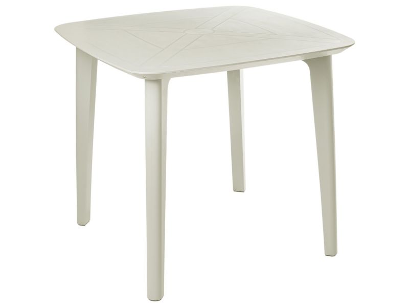Stół ogrodowy Sorico 86 cm Jasnobeżowy 1 szt.