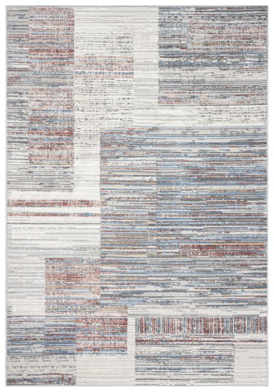 Dywan Wewnętrzny PORTLAND HIK Prostokątny Mazovia 80 x 150 cm Beżowy Motyw Geometryczny 1 szt.