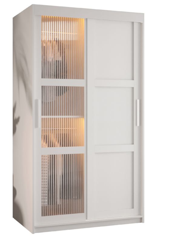 Szafa przesuwna Garderoba Abiks FLUTES 3 100 biały 1 szt.