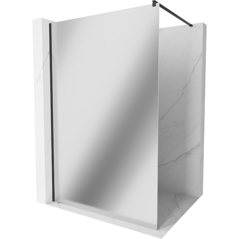 Ścianka prysznicowa Mexen Kioto czarna 100x200 cm 800-100-101-70-50 1 szt.