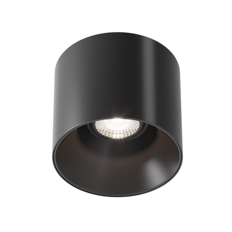 Lampa sufitowa Maytoni Alfa Led czarna wym: 10,5 x 12,5 x 12,5 cm wbudowany LED 25W 4000K 2130lm 1 szt.