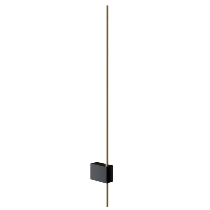 Kinkiet ścienny Maytoni Pars czarno-złoty LED 6W 3000K 500lm IP20 wym: 3 x 7 x 62,3 cm - 1 szt.