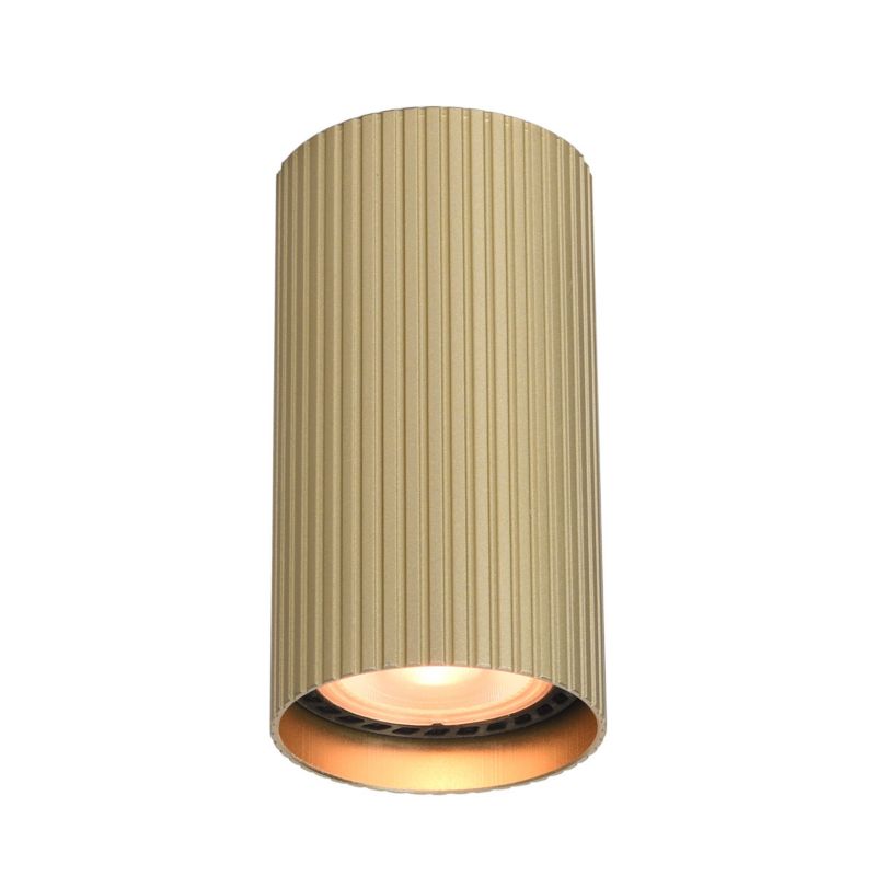 Reflektor sufitowy Italux Rilok złoty 1 x GU10 x 10W IP20 wym: 10 x 5,5 x 5,5 cm - 1 szt.