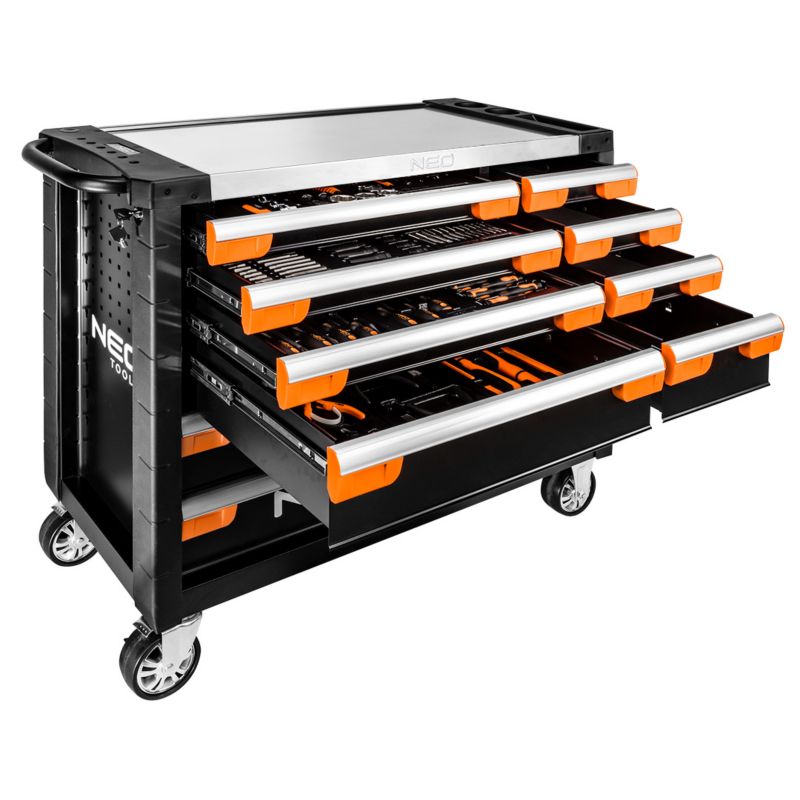 Szafka narzędziowa NEO TOOLS 12 szuflad 229 elementów 1 kpl