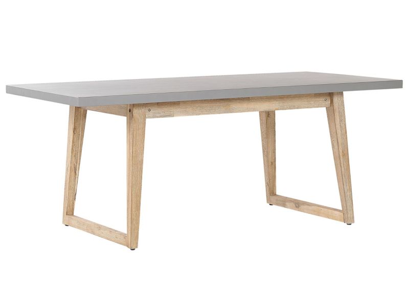Stół ogrodowy Oria 180 cm 90 cm Beton Szary 1 szt.