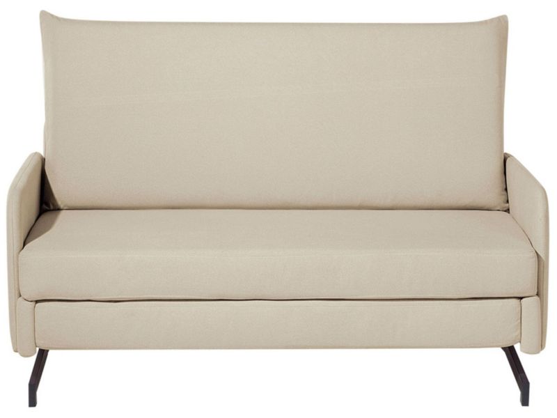 Sofa rozkładana Belfast Beżowy dla 2 osób 1 szt.