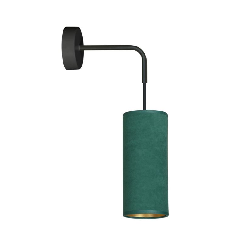 Kinkiet ścienny Emibig Bente zielono-czarny 1 x E27 x 15W IP20 wym: 100 x 10 cm - 1 szt.